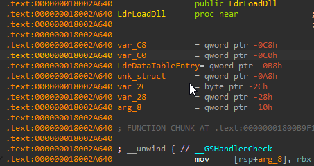 LdrLoadDll reversal
